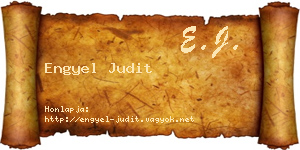 Engyel Judit névjegykártya
